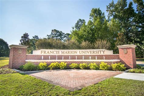 Francis marion university in south carolina - The average SAT score at Francis Marion University is 1010 out of 1600 and the range for the middle 50% of accepted students is 890-1123. Students who get into Francis Marion University score in the top 79 percent of all SAT test takers.. Francis Marion University ranks #24 in the state of South Carolina for highest average SAT composite score. 